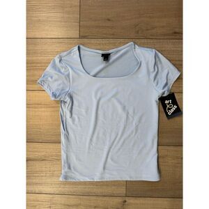 Art Class Girls Large 10 12 Short sleeve  Soft T-Shirt Top NWT Baby Blue Shirt